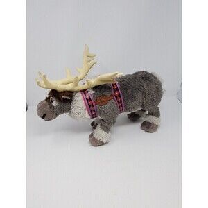 DISNEY FROZEN MOVIE STANDING SVEN REINDEER PLUSH STUFFED ANIMAL COLLECTIBLE